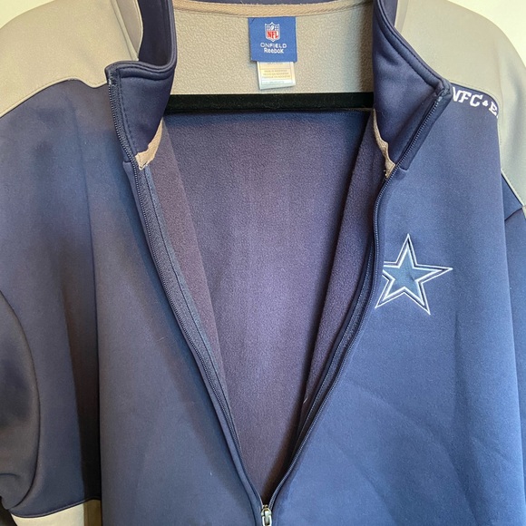 Reebok~ Dallas Cowboys Training Full Zip Jacket - Picture 3 of 5